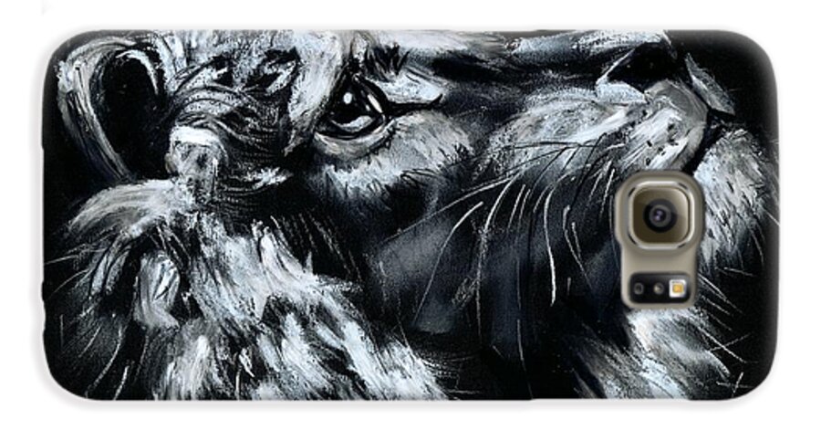 Lion Galaxy S6 Case featuring the photograph Tell Me When the Wait is OVER by Artist RiA