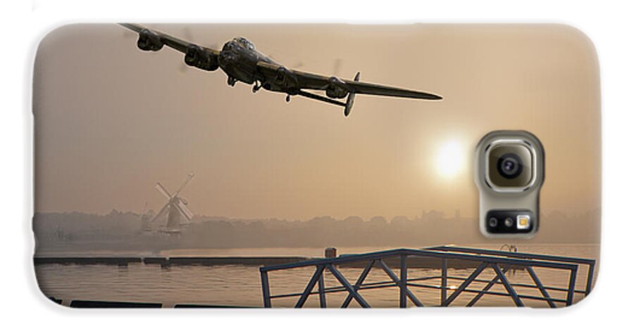 Dambusters Galaxy S6 Case featuring the photograph The Dambusters - last one home by Gary Eason