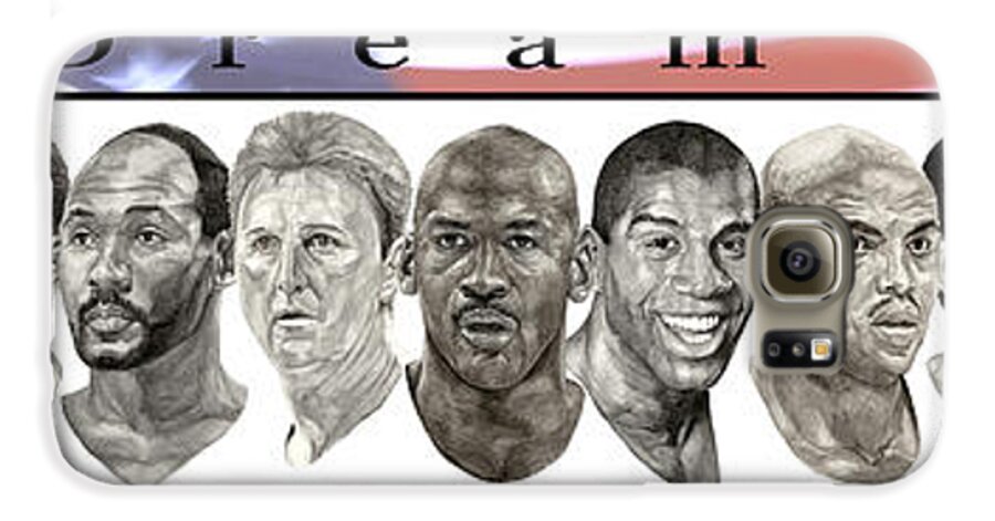 The Dream Team Galaxy S6 Case featuring the painting the Dream Team by Tamir Barkan