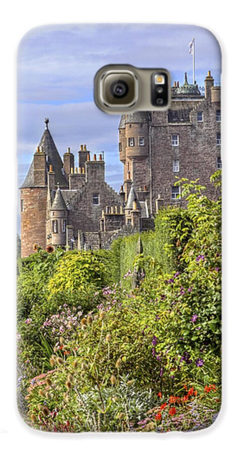 Scotland Galaxy S6 Case featuring the photograph The Garden of Glamis Castle by Jason Politte