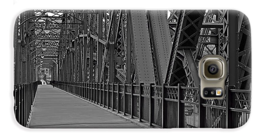 Hot Metal Bridge Galaxy S6 Case featuring the photograph The Hot Metal Bridge in Pittsburgh by Digital Photographic Arts