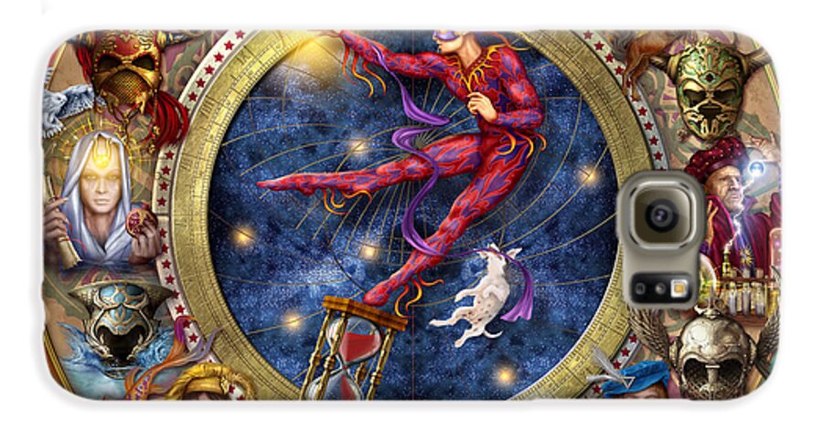 Ciro Marchetti Galaxy S6 Case featuring the digital art The Legacy of the Devine Tarot by MGL Meiklejohn Graphics Licensing