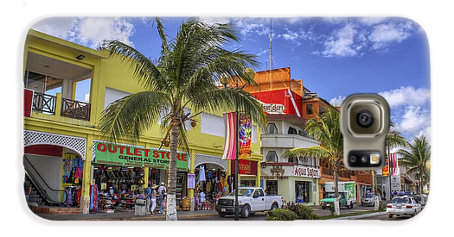 Cozumel Galaxy S6 Case featuring the photograph The Shops of Cozumel by Jason Politte