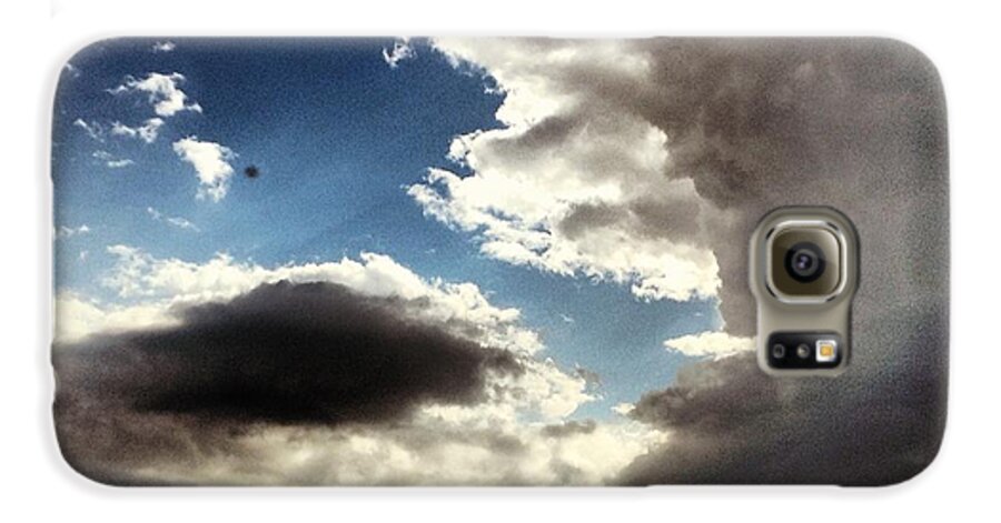 Landscape Galaxy S6 Case featuring the photograph Thunder Clouds by Christy Beckwith