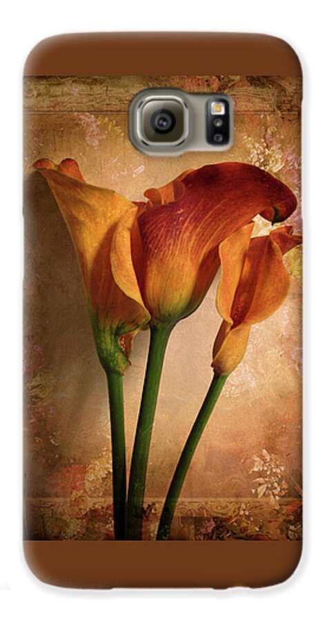 Flower Galaxy S6 Case featuring the photograph Vintage Calla Lily by Jessica Jenney