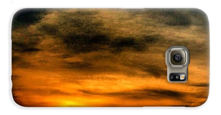 Sunset Galaxy S6 Case featuring the photograph Sunset #1 by Katie Williams