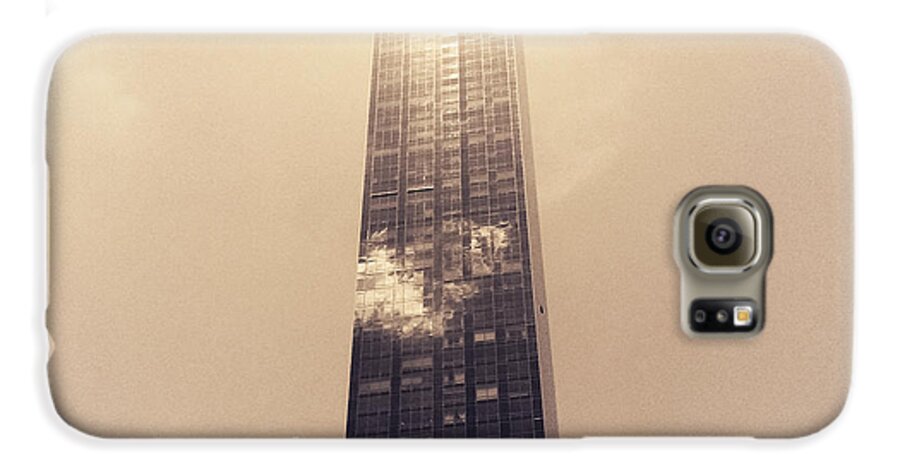 New York City Galaxy S6 Case featuring the photograph New York City Glimmers and Reflections by Vivienne Gucwa