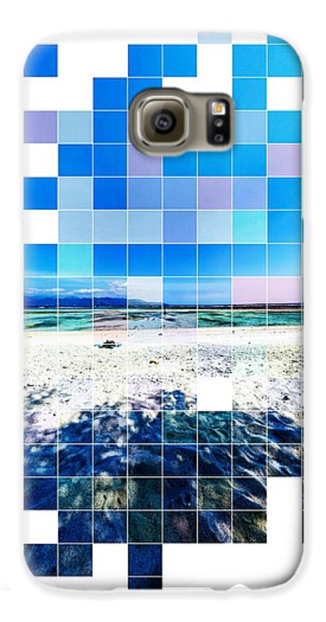 Beach Galaxy S6 Case featuring the mixed media Beach #1 by Ngurah Agus