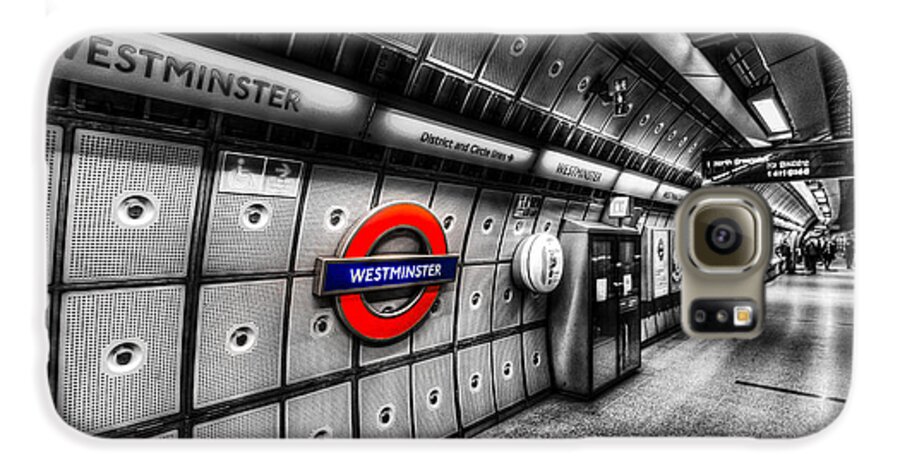 Tube Galaxy S6 Case featuring the photograph Underground London #2 by David Pyatt