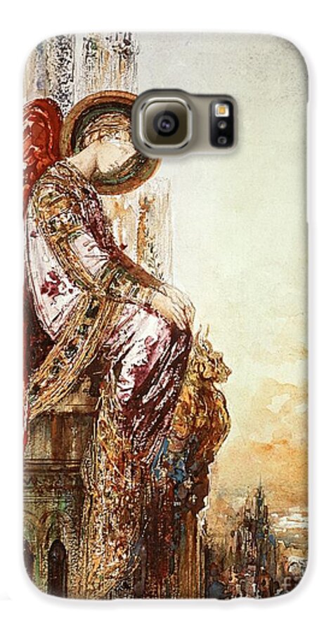 Angelic Galaxy S6 Case featuring the painting Angel Traveller by Gustave Moreau