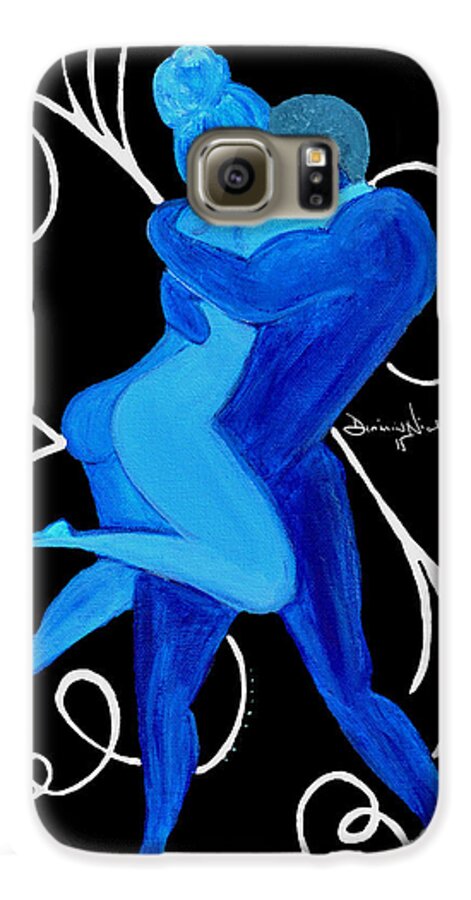 Embrace Galaxy S6 Case featuring the painting Embrace by Diamin Nicole