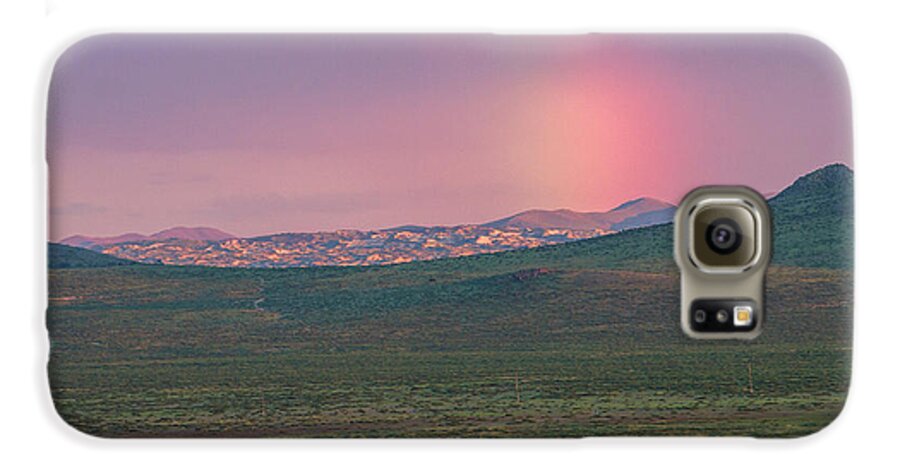 Rainbow Galaxy S6 Case featuring the photograph End of Rainbow by Hitendra SINKAR