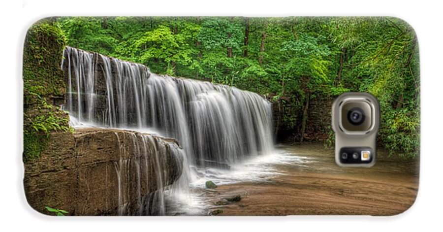 Waterfall Galaxy S6 Case featuring the photograph Hidden Falls by Rikk Flohr