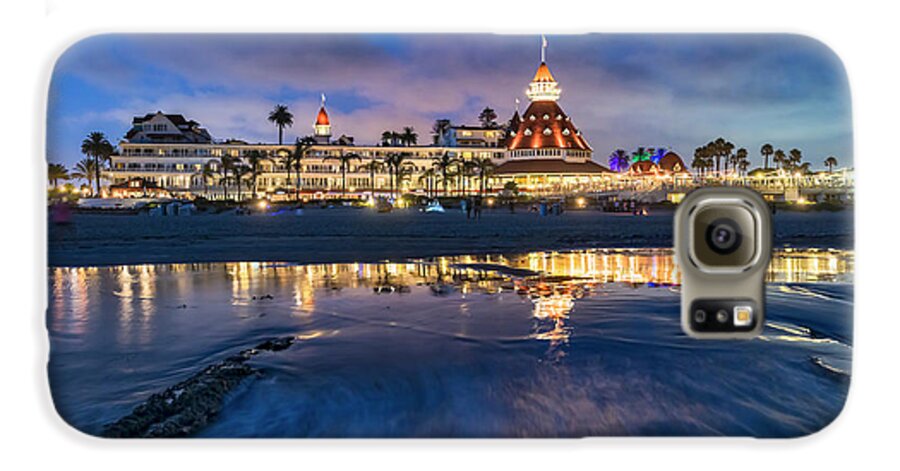 Hotel Del Coronado Galaxy S6 Case featuring the photograph High Tide by Dan McGeorge
