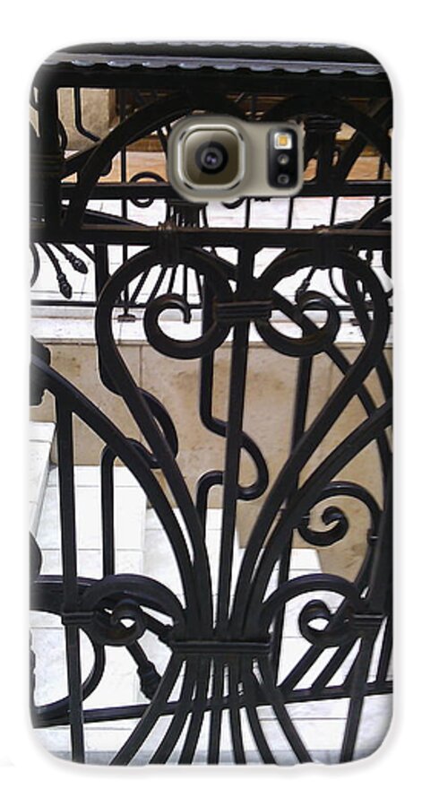 Iron Decoration Galaxy S6 Case featuring the photograph Iron Decorative Heart by Anamarija Marinovic