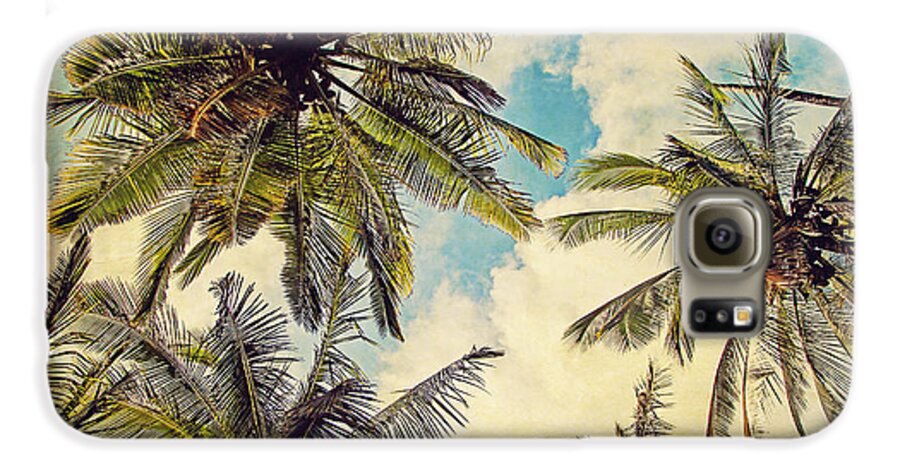 Photography Galaxy S6 Case featuring the photograph Kauai Island Palms - Blue Hawaii Photography by Melanie Alexandra Price