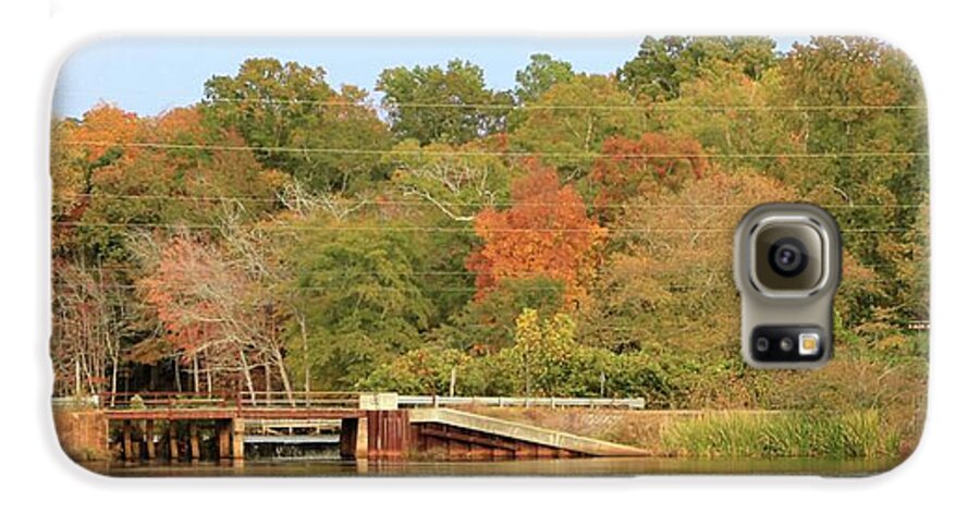 Murphy Mill Bridge/dam Galaxy S6 Case featuring the photograph Murphy Mill Dam/Bridge by Jerry Battle