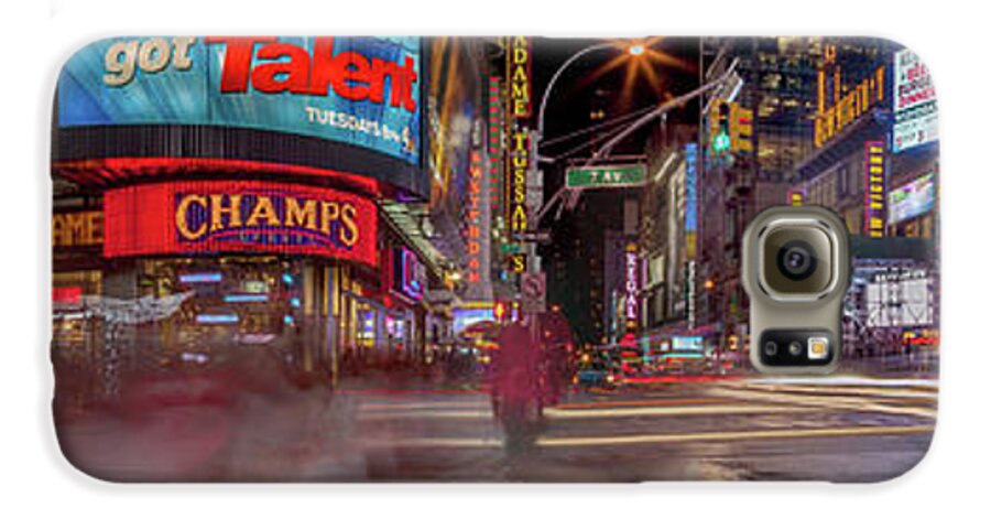 Nights On Broadway Galaxy S6 Case featuring the photograph Nights On Broadway by Az Jackson