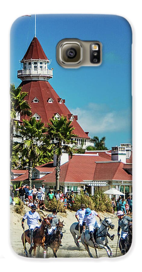 Polo Galaxy S6 Case featuring the photograph Polo at the Del by Dan McGeorge