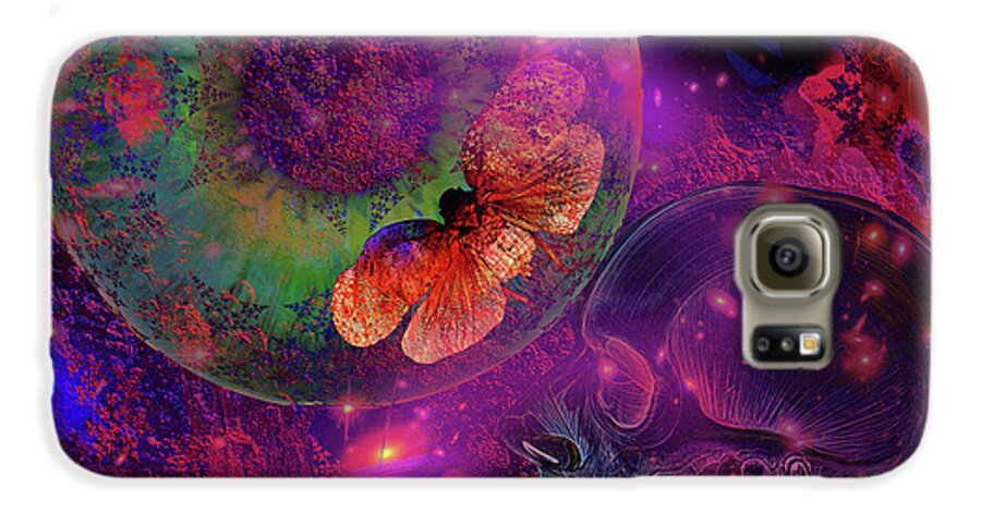 Solar Galaxy S6 Case featuring the digital art You and I by Joseph Mosley