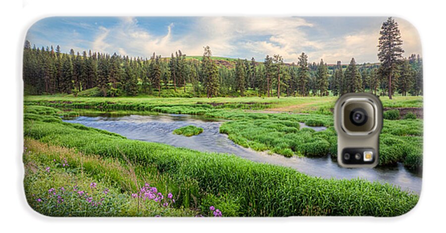 Washington Galaxy S6 Case featuring the photograph Spring River Valley by Rikk Flohr