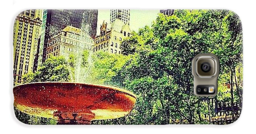 Nyc Galaxy S6 Case featuring the photograph Summer in Bryant Park by Luke Kingma