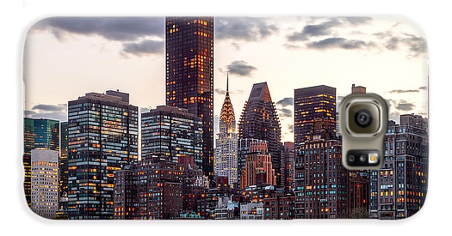 Chrysler Building Galaxy S6 Case featuring the photograph Surrounded By The City by Az Jackson