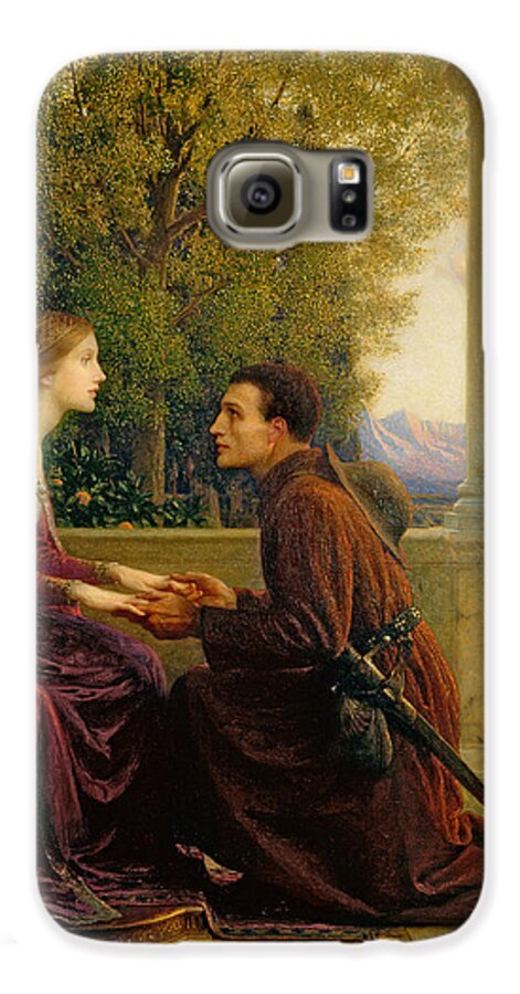 The Galaxy S6 Case featuring the painting The End of the Quest by Frank Dicksee