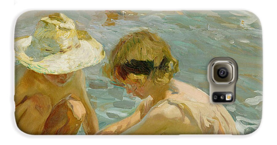 Sorolla Galaxy S6 Case featuring the painting The Wounded Foot by Joaquin Sorolla y Bastida