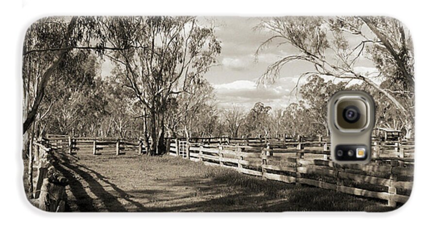 Barmah Galaxy S6 Case featuring the photograph The Yards by Linda Lees