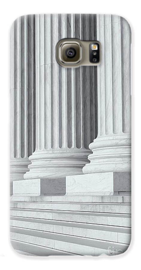 Clarence Holmes Galaxy S6 Case featuring the photograph US Supreme Court Building IV by Clarence Holmes
