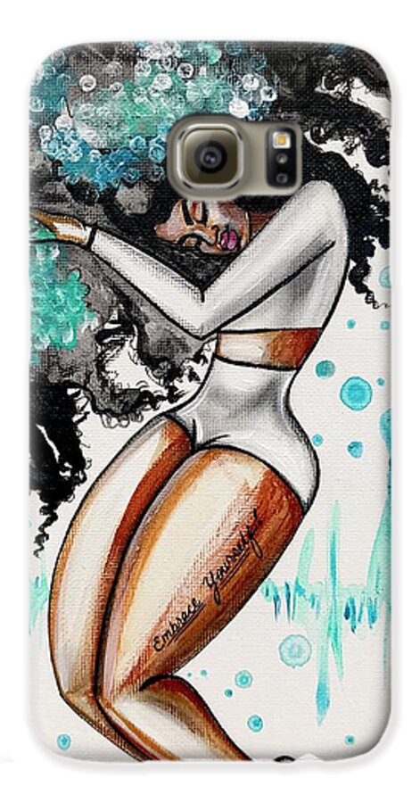 Embrace Yourself Galaxy S6 Case featuring the painting Wash Day by Artist RiA
