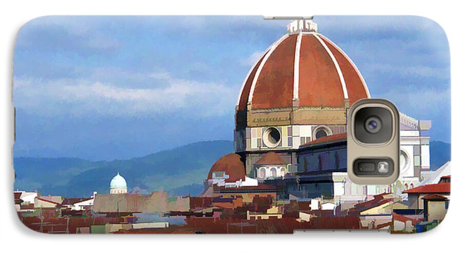 Duomo Of Florence Galaxy S7 Case featuring the photograph Duomo of Florence # 3 by Allen Beatty