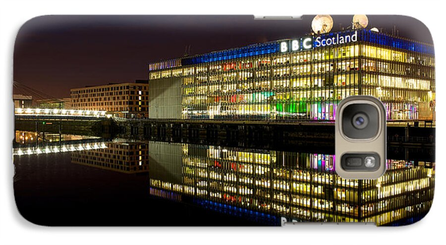 Cityscape Galaxy S7 Case featuring the photograph BBC Studio's - Glasgow #1 by Stephen Taylor