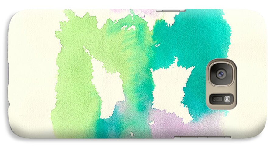 Watercolor Art Galaxy S7 Case featuring the painting Cocoon by Frank Bright