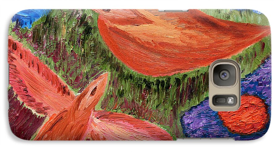 Vadim Galaxy S7 Case featuring the painting First Flight by Vadim Levin