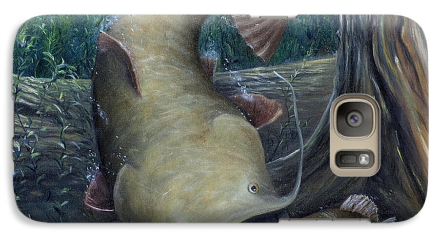 Catfish Galaxy S7 Case featuring the painting Top Dog by Catfish Lawrence