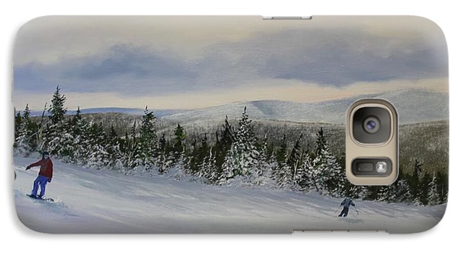 Snown Stratton Galaxy S7 Case featuring the painting West Meadow #1 by Ken Ahlering