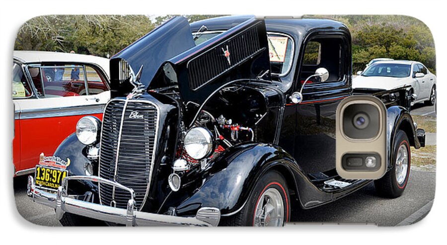 Cars Galaxy S7 Case featuring the photograph 1937 Ford Pick Up by Kathy Baccari