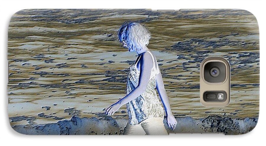 Woman Galaxy S7 Case featuring the photograph A Chance of Something by Nick David