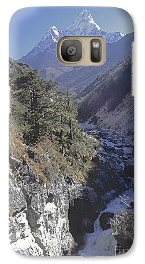 Prott Galaxy S7 Case featuring the photograph Ama Dablam Nepal by Rudi Prott