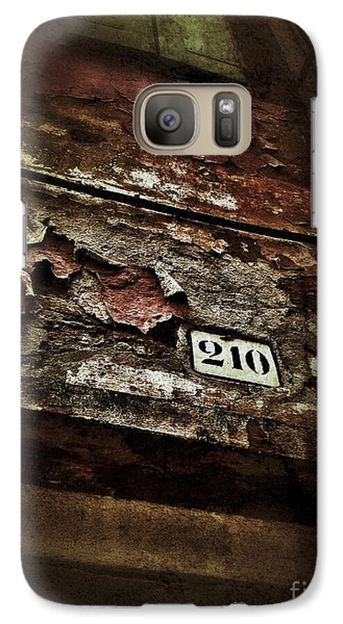 House Number Prints Galaxy S7 Case featuring the digital art 210 by Delona Seserman