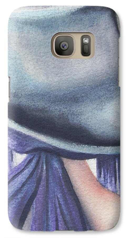 Fine Art Painting Galaxy S7 Case featuring the painting What Lies Ahead Series #5 by Chrisann Ellis