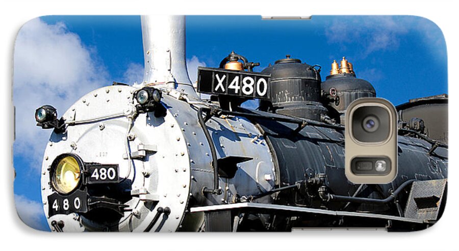 Train Galaxy S7 Case featuring the photograph 480 Locomotive by Sylvia Thornton