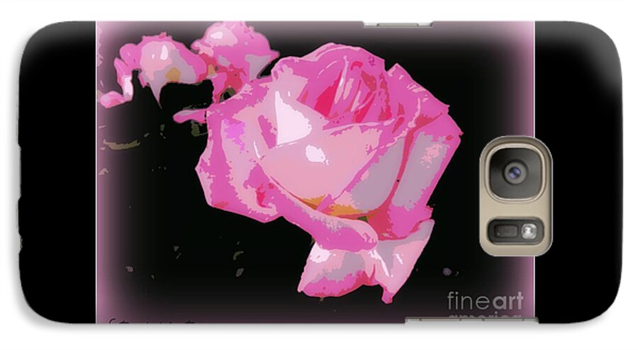 Rose Galaxy S7 Case featuring the photograph Pink Rose #1 by Leanne Seymour