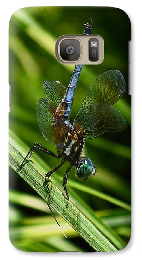 A Dragonfly Galaxy S7 Case featuring the photograph A Dragonfly by Raymond Salani III