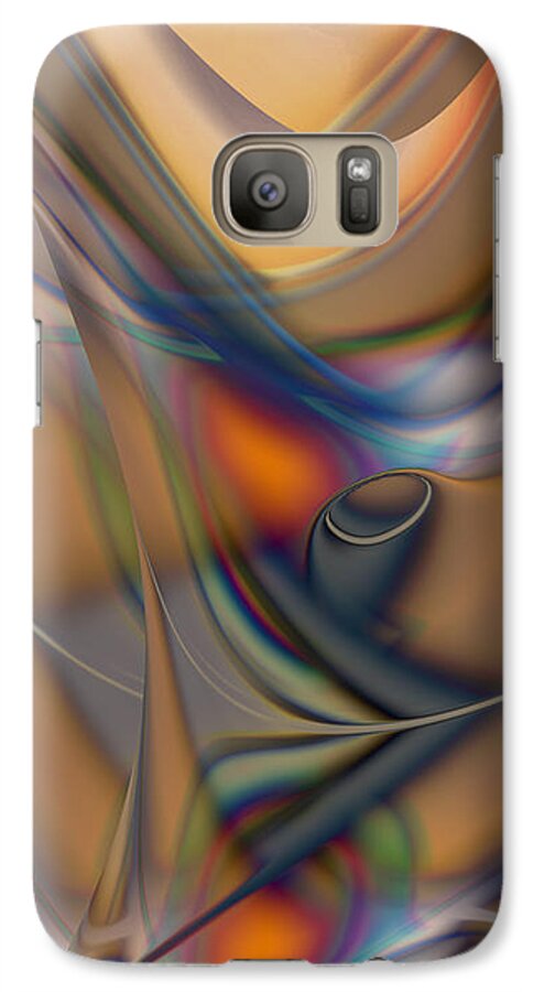 Steve Sperry Mighty Sight Studio Digital Abstract Art Color Shape And Form Abstractions Modernistic And Ethereal Organic Shapes Galaxy S7 Case featuring the digital art A Most Honorable Representative by Steve Sperry