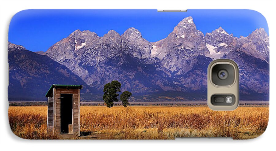 Tetons Galaxy S7 Case featuring the photograph A Room With Quite A View by Clare VanderVeen