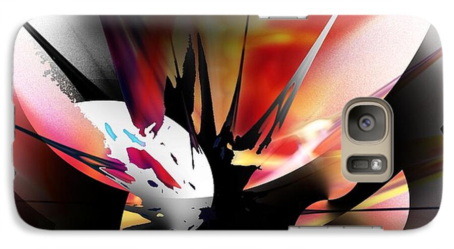 Fine Art Galaxy S7 Case featuring the digital art Abstract 082214 by David Lane
