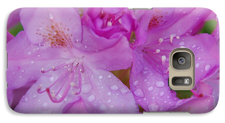 Azalea Galaxy S7 Case featuring the photograph After the Rain by Aimee L Maher ALM GALLERY